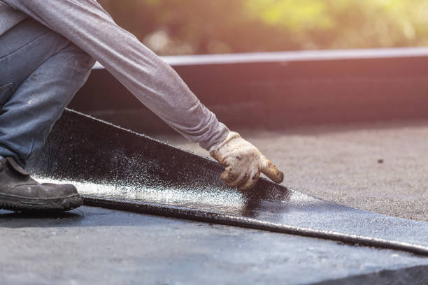 Professional Waterproofing technician working in Nokesville, VA